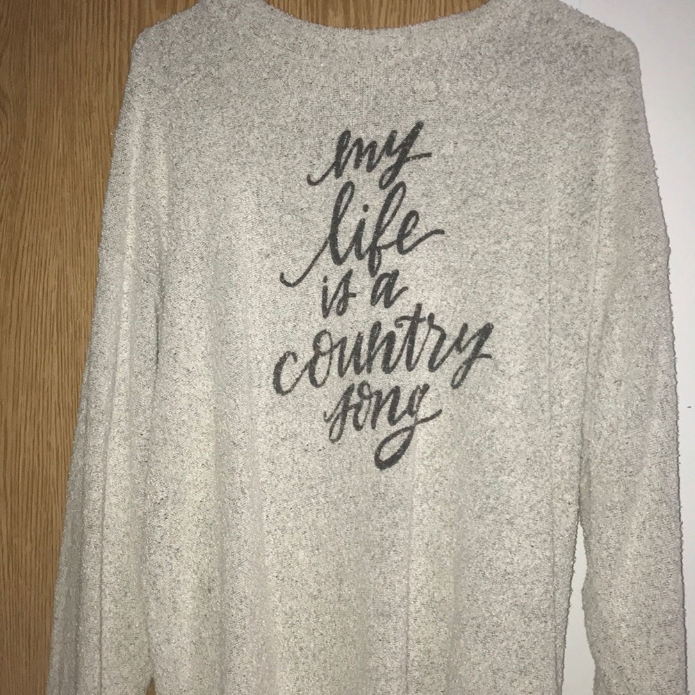 comfy sweater!